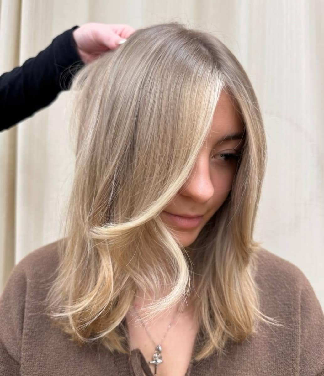 Hair styled at Therapy Hair Body Nails, Canterbury